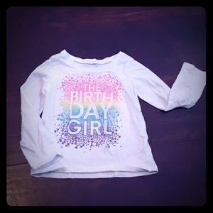 Children's Place Birthday Girl Long Sleeved Top